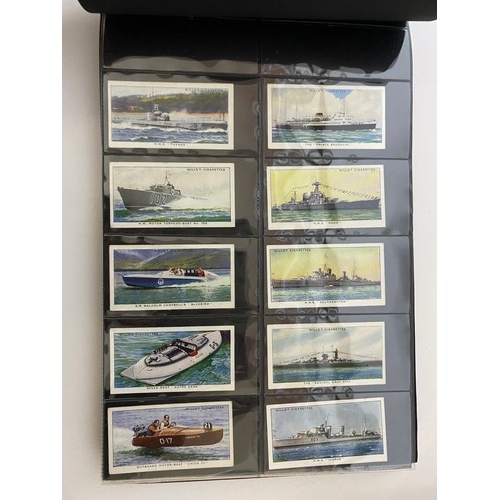 547 - 2 x albums of cigarette cards in official folders.