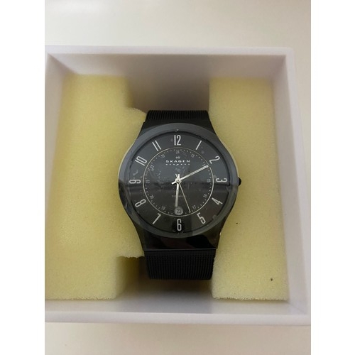 554 - Boxed Skagen , German watch