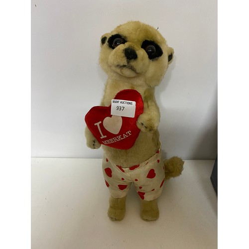 937 - Selection of 4 x meerkats, 3 x boxed with certificates.