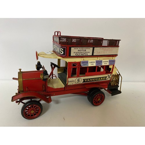 951 - Large Vanguard metal type B London bus model measuring 33 cms long x 19 cms tall