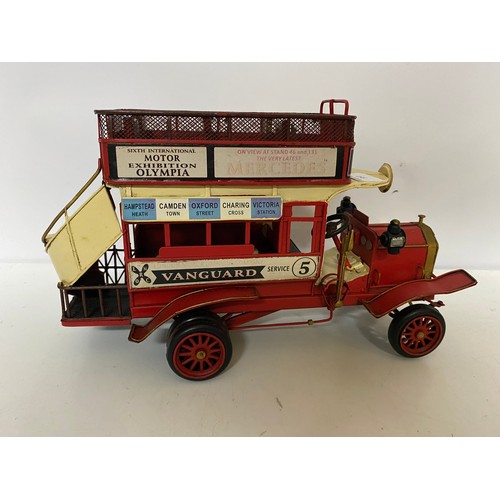 951 - Large Vanguard metal type B London bus model measuring 33 cms long x 19 cms tall