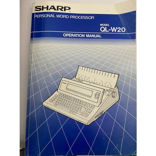 661 - A Sharp personal word processor QL-W20 fully working with operation manual