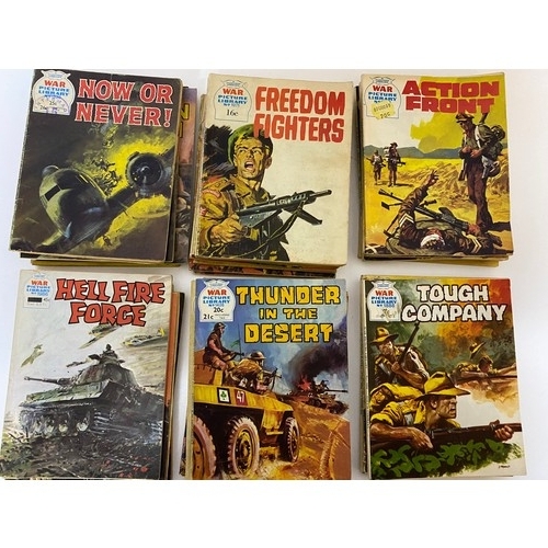 740 - Selection of 41 x Fleetway Library War Picture Library magazines