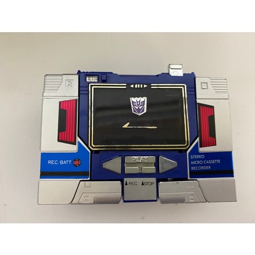 765 - Vintage transformers generation 1, 1984, Deception communicator soundwave and condor cassette. Buzzs... 