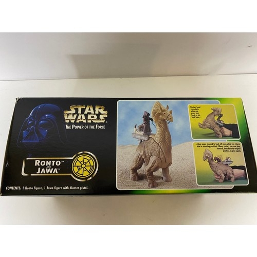 770 - Star Wars Power of the Force, Ronto with exclusive Jawa figure. Boxed new sealed condition from the ... 