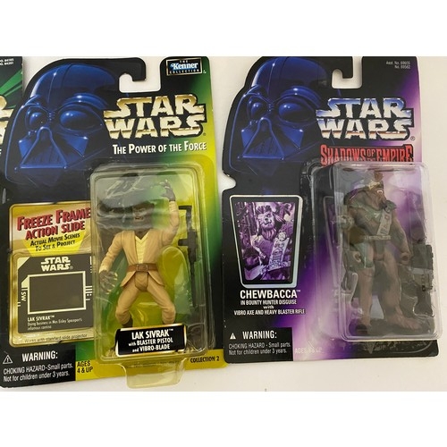 771 - Star Wars Power of the Force, 4 figures sealed new on card made 1996-1999. They include, Action free... 