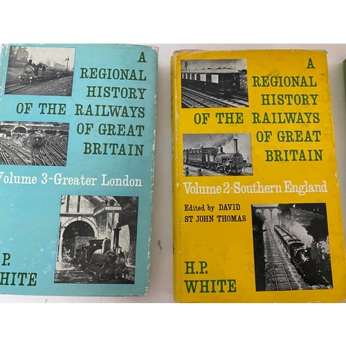 906 - A 3 book set of the Regional History of the Railways of Great Britain