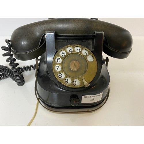 15 - Antique bakerlite phone