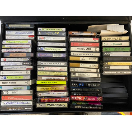 116 - Selection of over 100 x vintage tape cassettes including Maria Carey, Johnny Cash, Saturday Night Fe... 