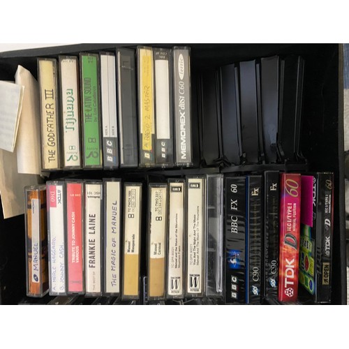 116 - Selection of over 100 x vintage tape cassettes including Maria Carey, Johnny Cash, Saturday Night Fe... 