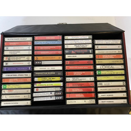 116 - Selection of over 100 x vintage tape cassettes including Maria Carey, Johnny Cash, Saturday Night Fe... 