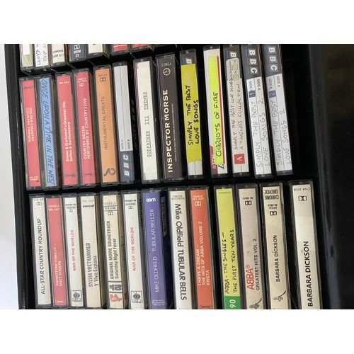 116 - Selection of over 100 x vintage tape cassettes including Maria Carey, Johnny Cash, Saturday Night Fe... 