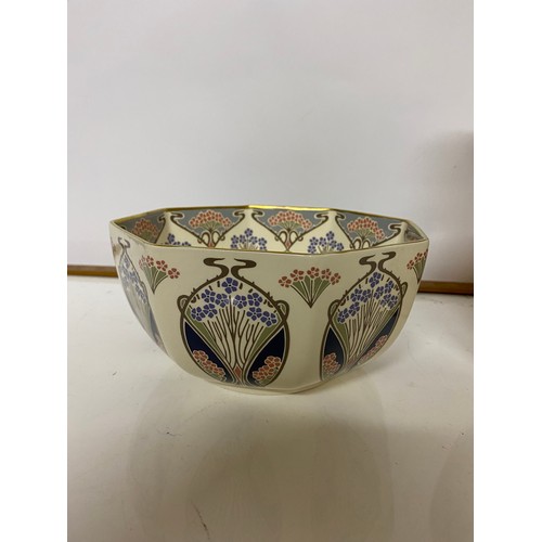 189 - A Liberty wash bowl and vase measuring 27 cms tall