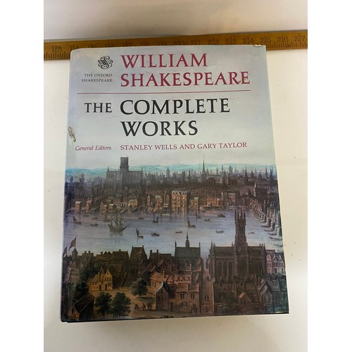 49 - The complete works of  William Shakespeare in a book