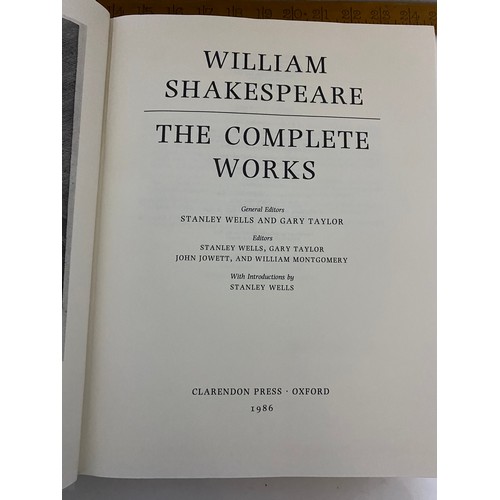 49 - The complete works of  William Shakespeare in a book