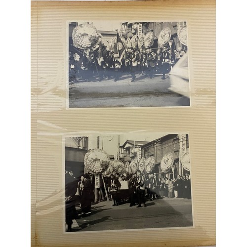 76 - Vintage photo album of processions in Japan