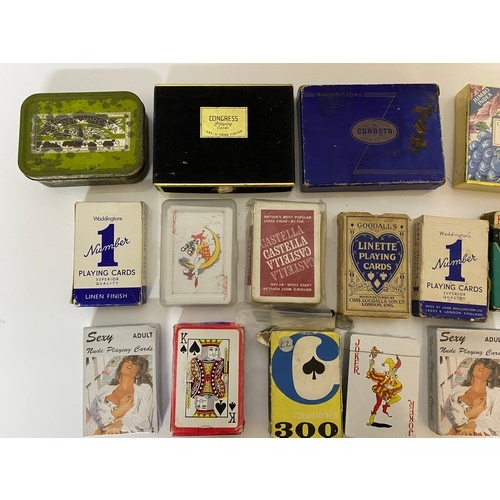 4 - Large selection of vintage playing cards