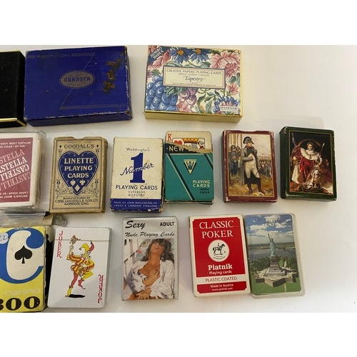 4 - Large selection of vintage playing cards