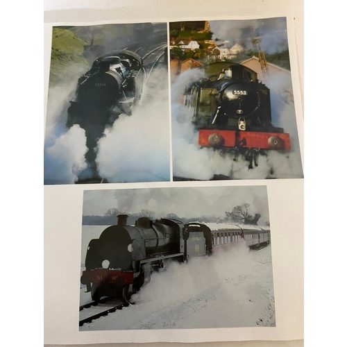 40 - 2 x albums of railway photos