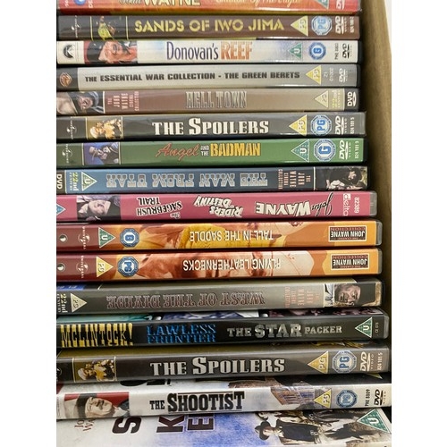 45 - Collection of 42 x John Wayne DVD's