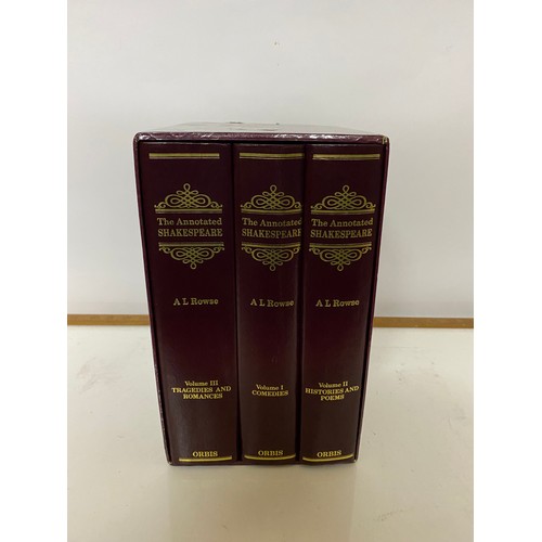 421 - The Annotated Shakespeare: Boxed set complete in three volumes by A L Rowse