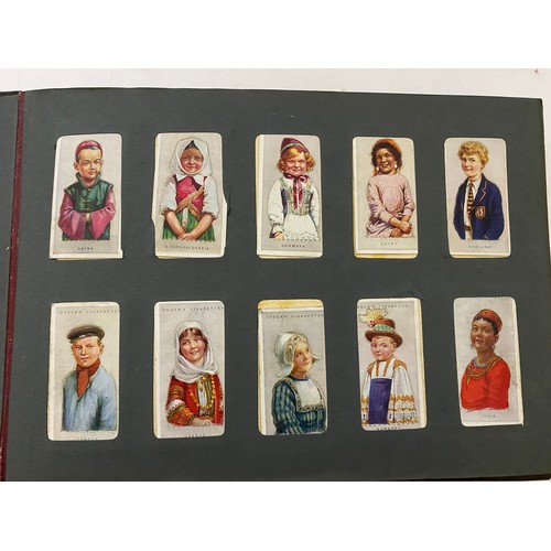 424 - Collection of stamps and 2 x cigarette albums