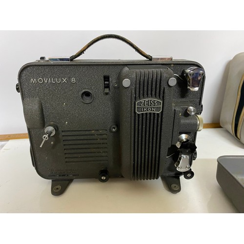 412 - Zeiss Ikon Movilux 8 cine projector in original case