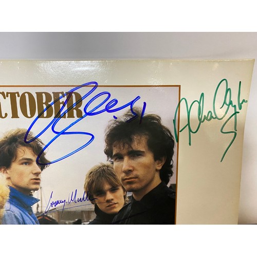 313 - Signed copy of 'U2 October'