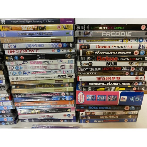 396 - Selection of new and sealed DVD's and CD's