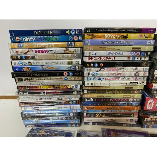 396 - Selection of new and sealed DVD's and CD's