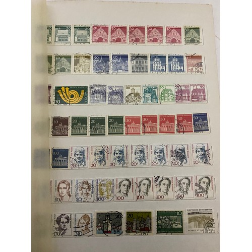 329 - Selection of stamps, cigarette cards, first day covers and postcards.