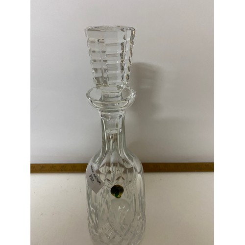 398 - Waterford 'Lismore' crystal decanter measuring 33cms tall