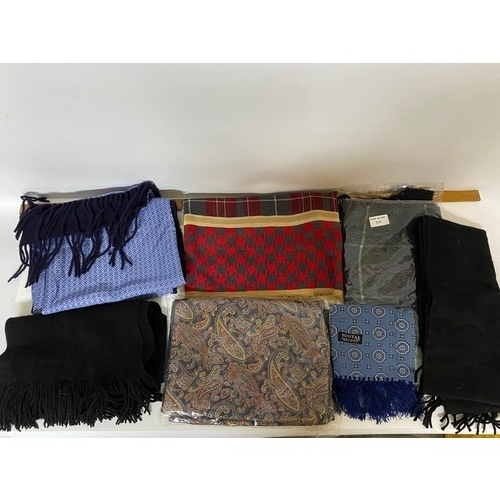 194 - Selection of 7 x scarves, makes include Tootal