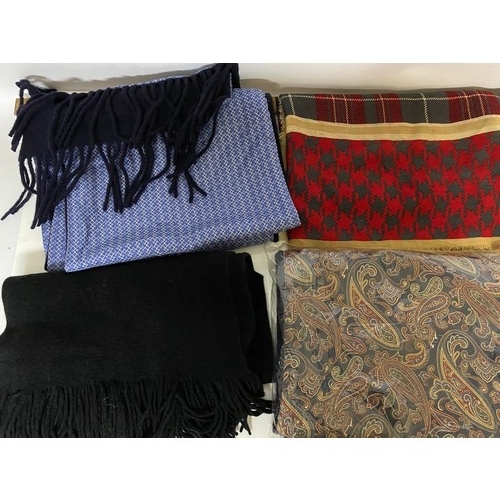 194 - Selection of 7 x scarves, makes include Tootal