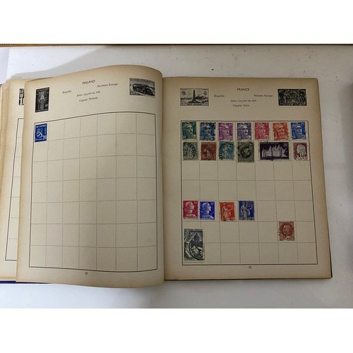 278 - 2 x antique stamp albums and album of first day covers.