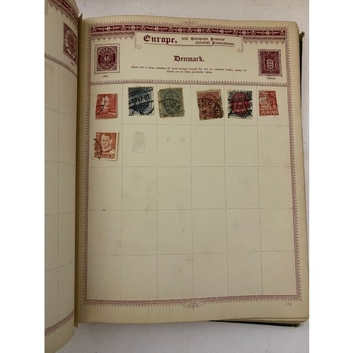 278 - 2 x antique stamp albums and album of first day covers.