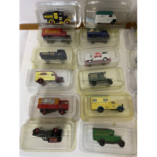 417 - Selection of 30 x Lledo boxed collectable die cast vans and trucks