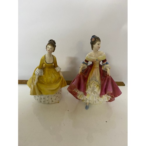 452 - Southern Belle and Coralie from Royal Doulton, Victoria by T Kelsall and Rebecca from Renaissance