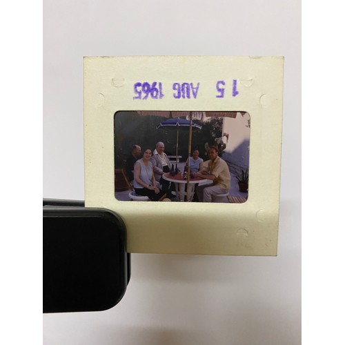 273 - Large collection of vintage 35mm slides with viewer