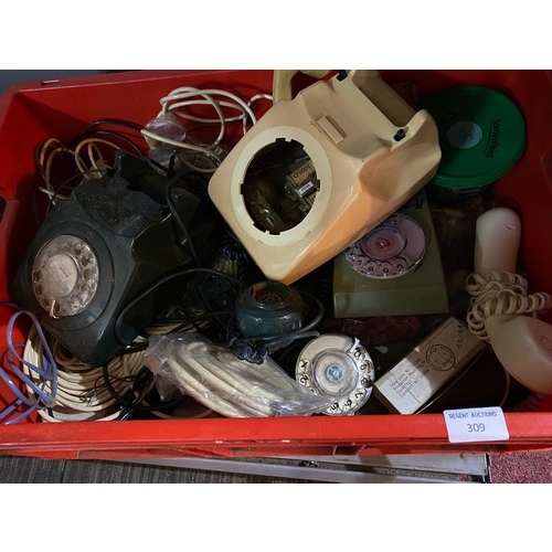 309 - Selection of GPO telephone parts and accessories