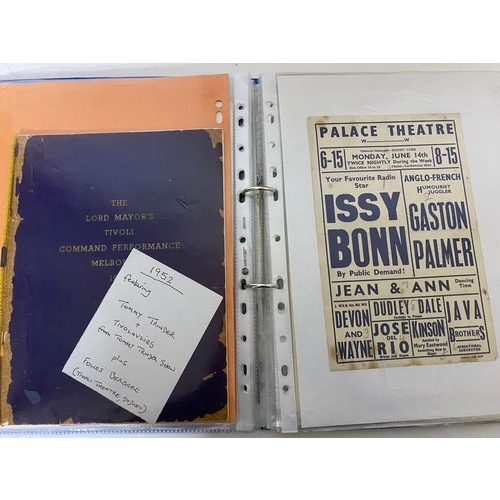 330 - Album of vintage Theatre and music programmes.