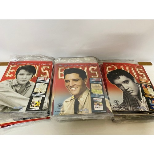 418 - Collection of 63 x Official Collector's Edition Elvis magazines