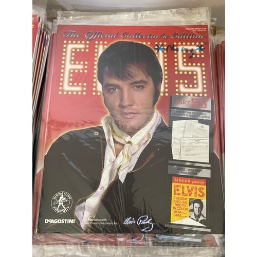 418 - Collection of 63 x Official Collector's Edition Elvis magazines