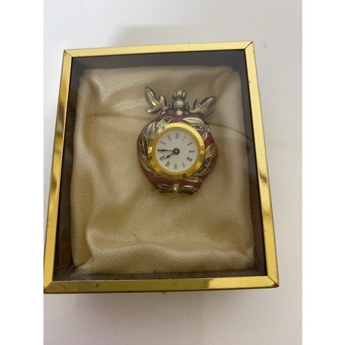 436 - Vintage ladies enamel gold tone fob watch, Sekonda watch and Accurist expandable watch