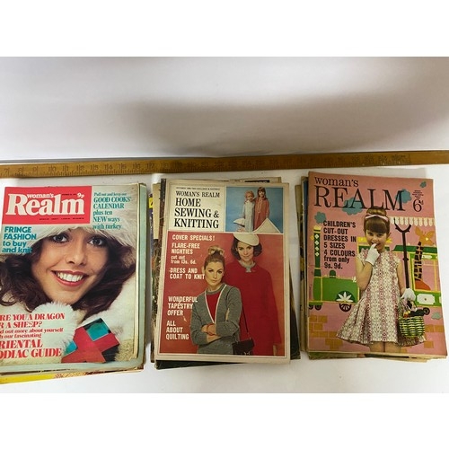 90 - Collection of vintage 1960's Woman's Realm magazines.