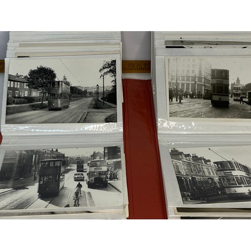 504 - Album of 100 photo's of Sheffield city trams