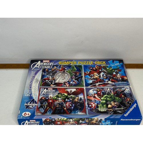 591 - Selection of Star Wars and Avengers jigsaws