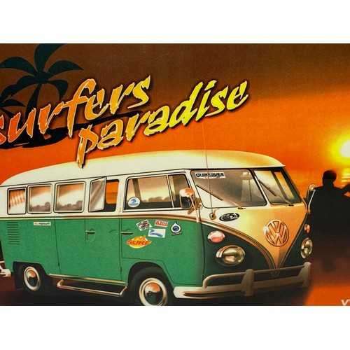 593 - VW Camper Van metal sign 30x40cms