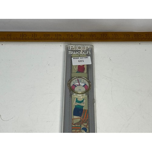 601 - Vintage 'Pop Swatch Lifeguard' in box