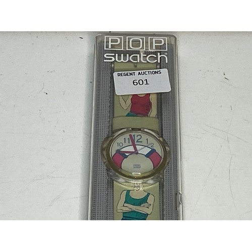 601 - Vintage 'Pop Swatch Lifeguard' in box